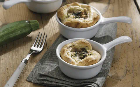 recipe image Cuketové košíčky se slaninou