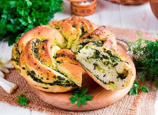 recipe image Věnec s medvědím česnekem