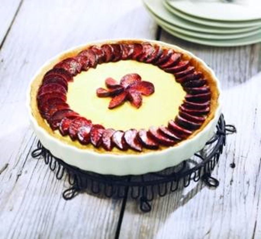 recipe image Švestkový koláč s karamelem
