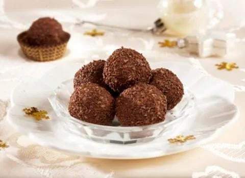 recipe image Čokoládové kuličky s rumem