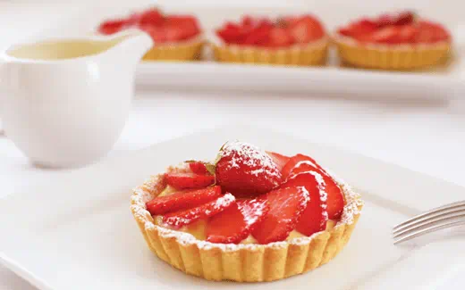 recipe image Jahodové košíčky