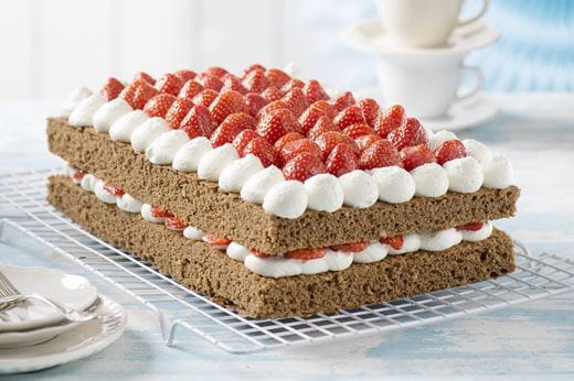 recipe image Jahodovo-smetanový dort