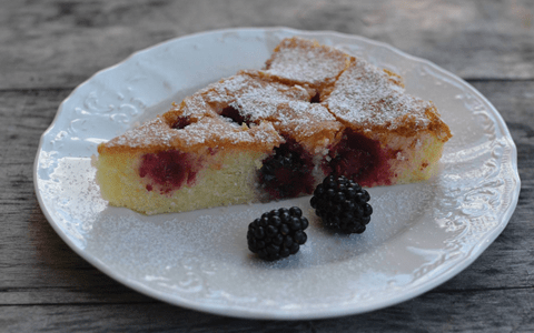 recipe image Rychlý ostružinový koláč