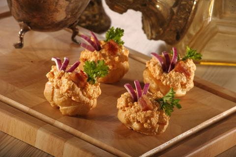 recipe image Bochníčky s tvarohovou pomazánkou