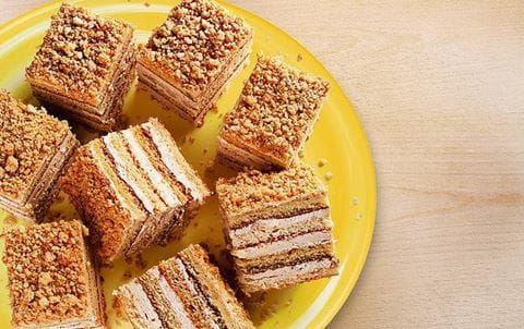 recipe image Medové řezy