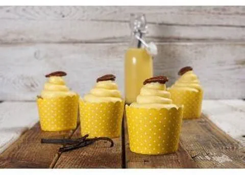 recipe image Cupcakes s krémem z vaječného koňaku