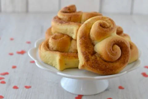 recipe image Skořicová srdíčka