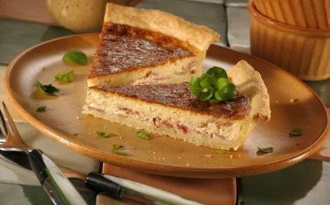 recipe image Quiche s cibulí a slaninou