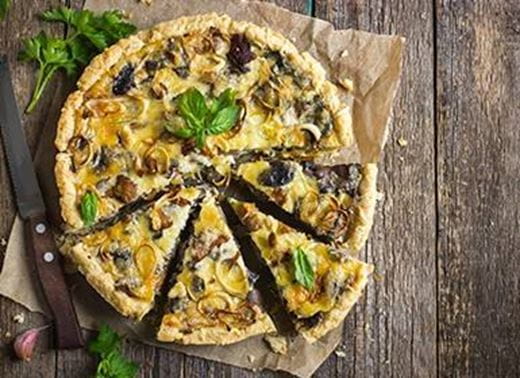 recipe image Houbový quiche