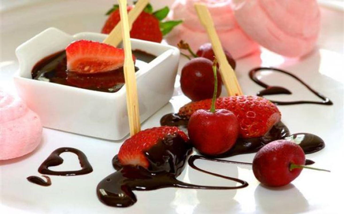 recipe image Vášnivé jahodové fondue