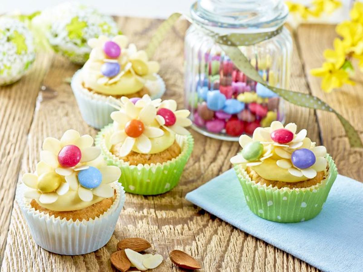 recipe image Rozkvetlý jarní cupcake