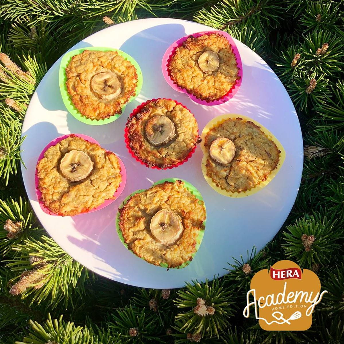 recipe image Bezlepkové muffiny s banánem bez cukru