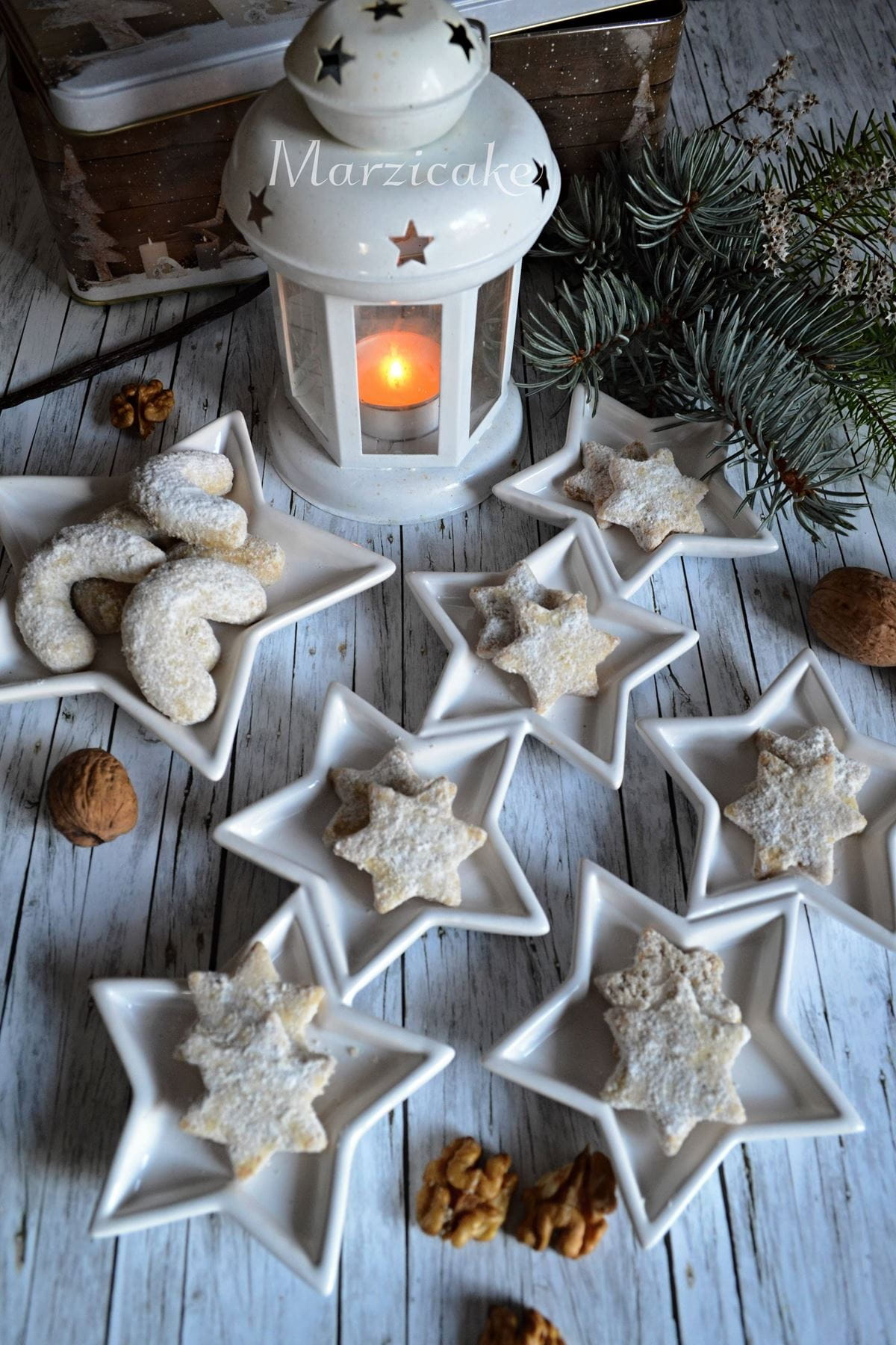 recipe image Vanilkové rohlíčky a hvězdičky