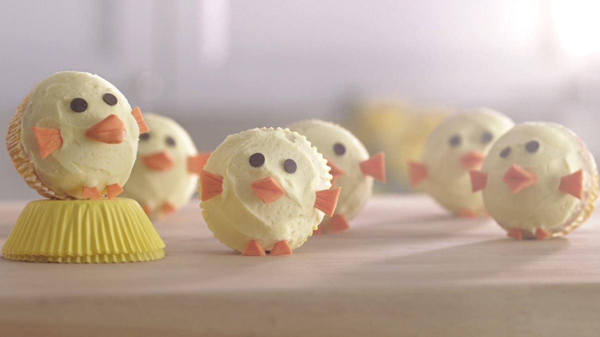 recipe image Velikonoční cupcakes „Kuřátka“