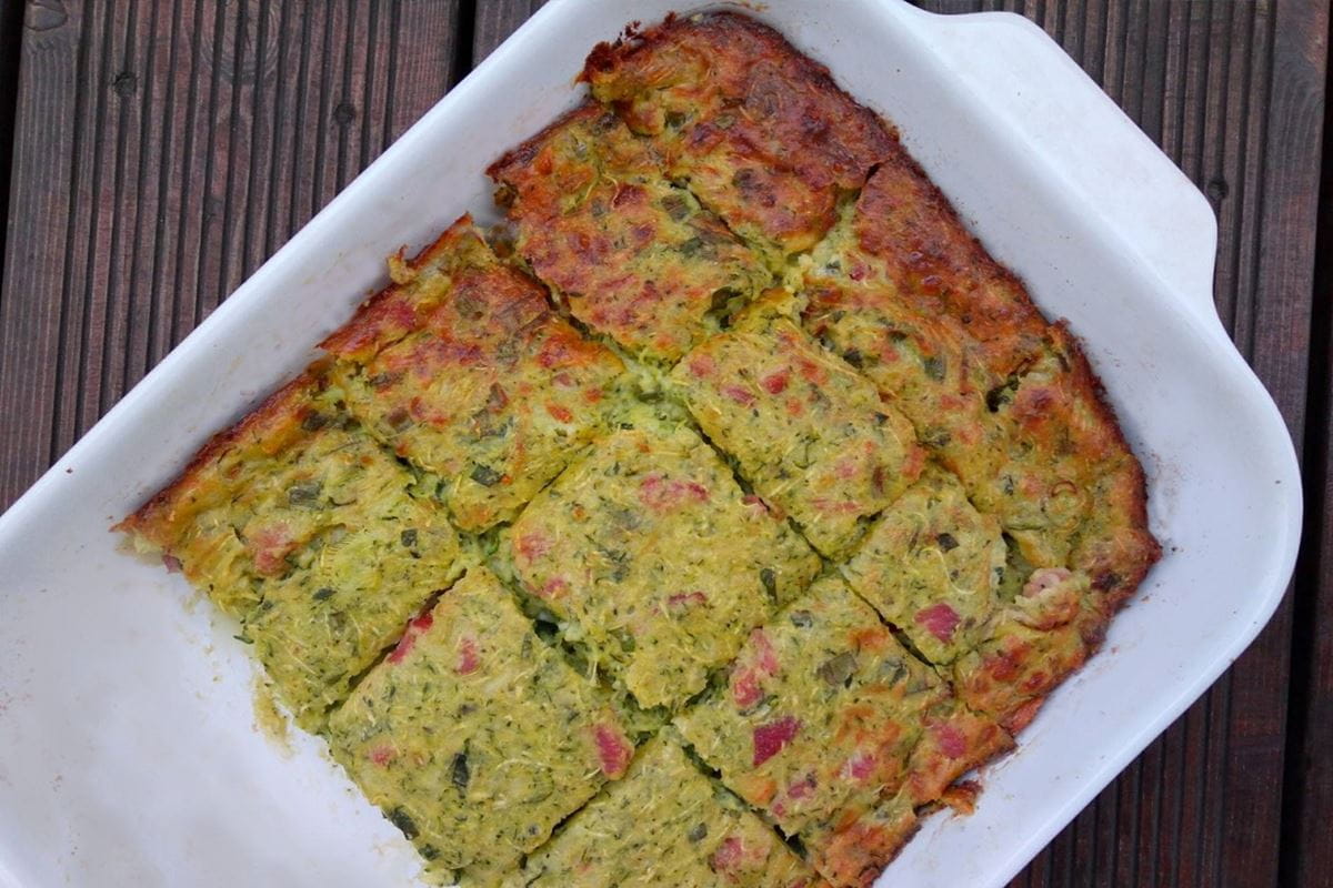 recipe image Slaný cuketový koláč