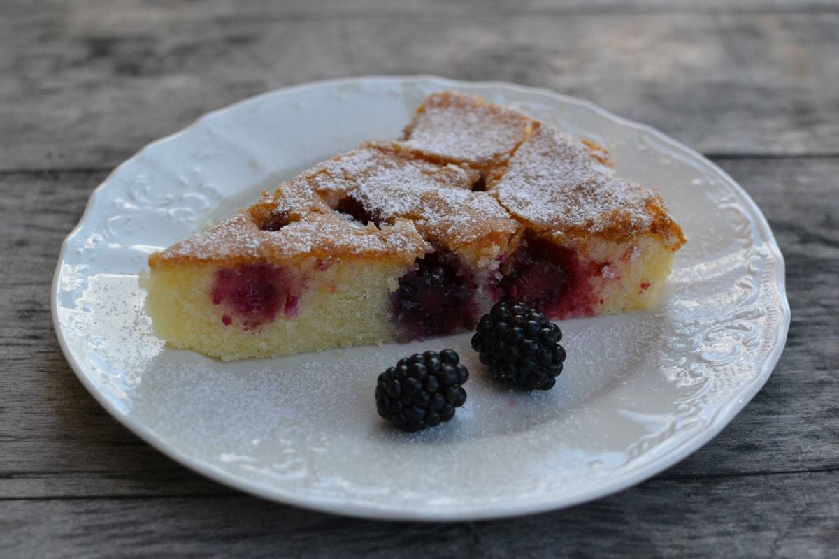 recipe image Rychlý ostružinový koláč