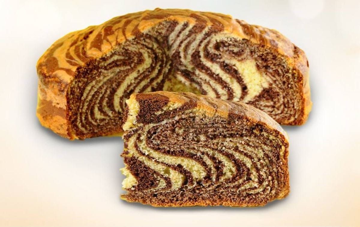 recipe image Zebrový koláč